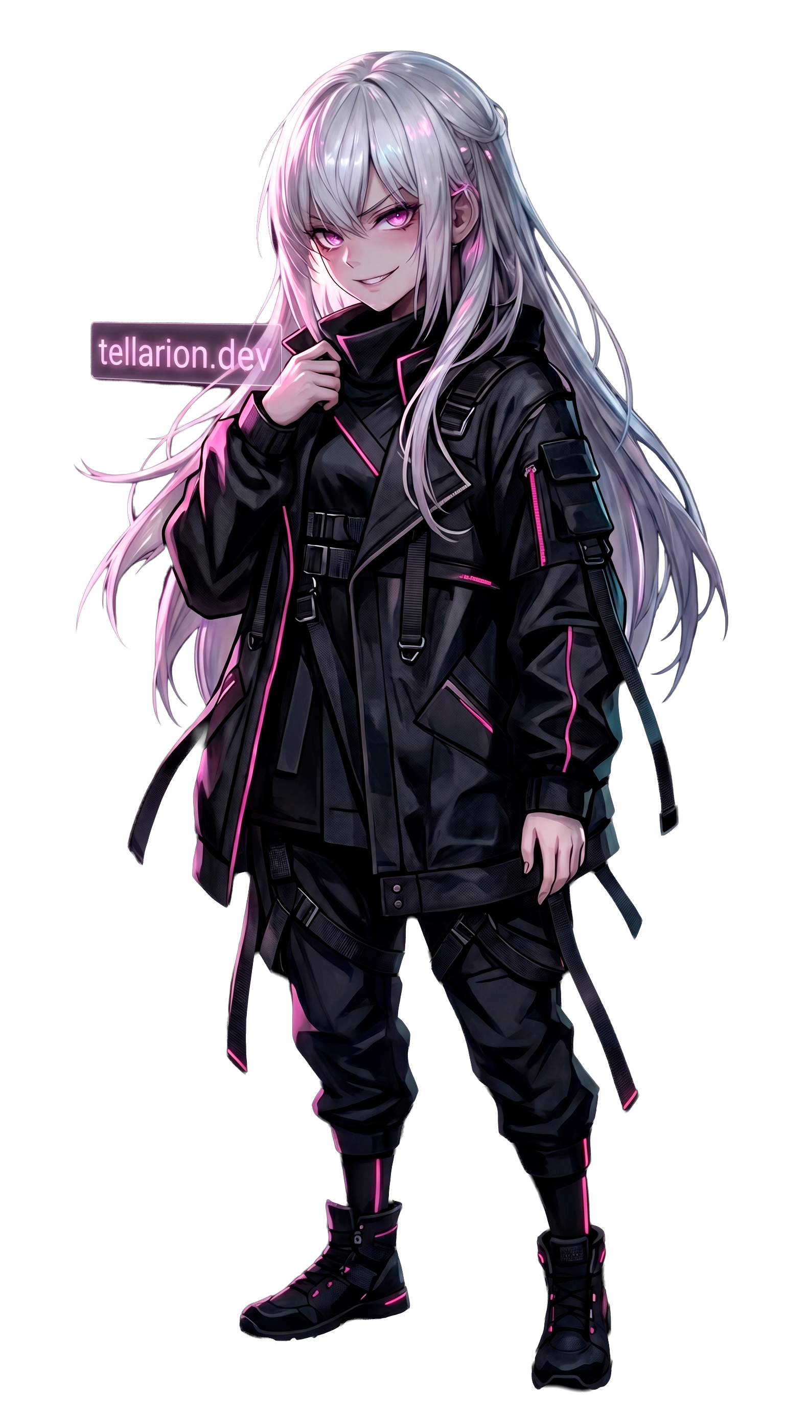 Персонаж в стиле cyberpunk